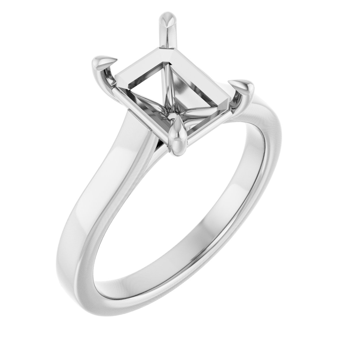 Claw-Prong Engagement Ring