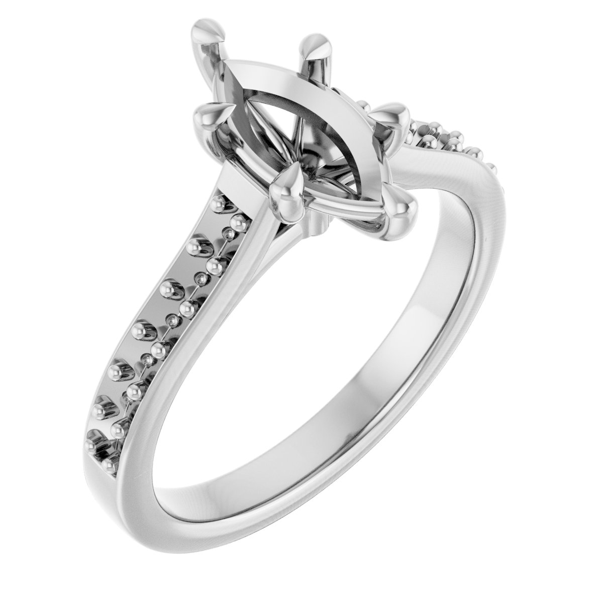 Claw-Prong Engagement Ring