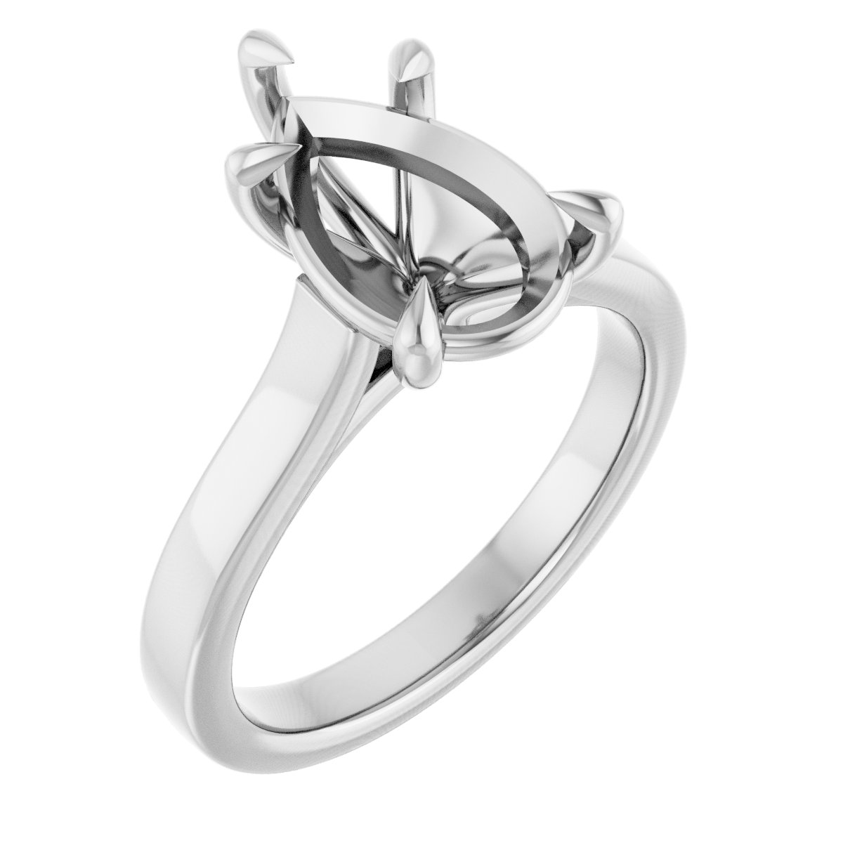Claw-Prong Engagement Ring