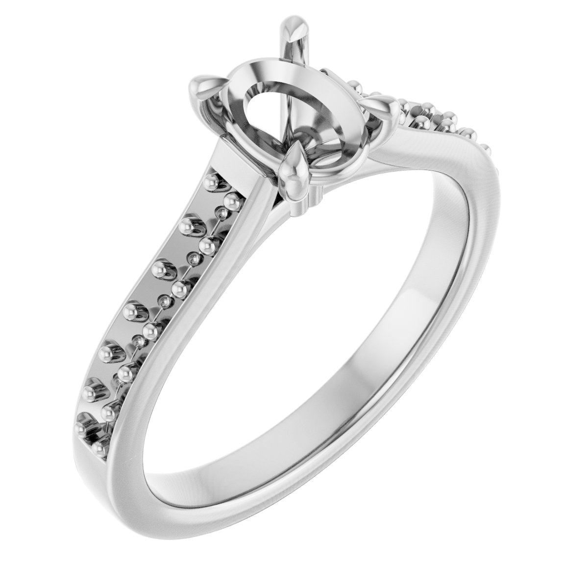 Claw-Prong Engagement Ring