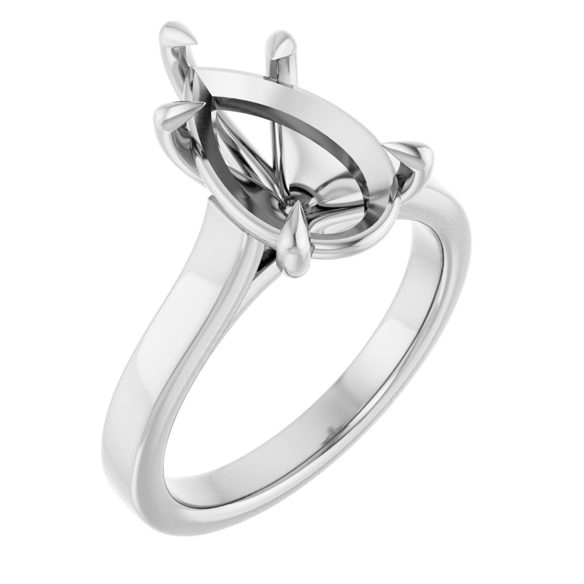 Claw-Prong Engagement Ring
