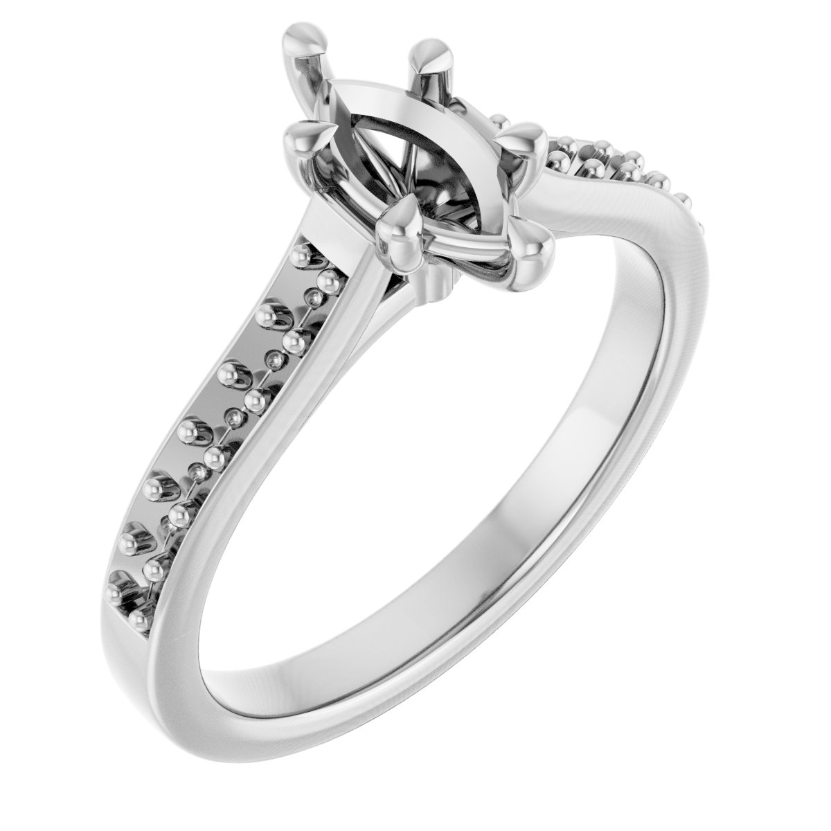 Claw-Prong Engagement Ring