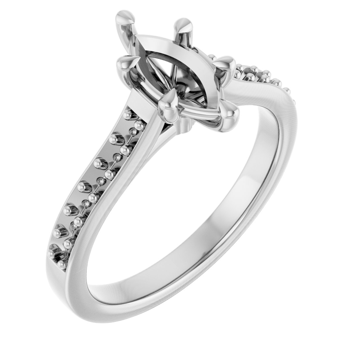 Claw-Prong Engagement Ring