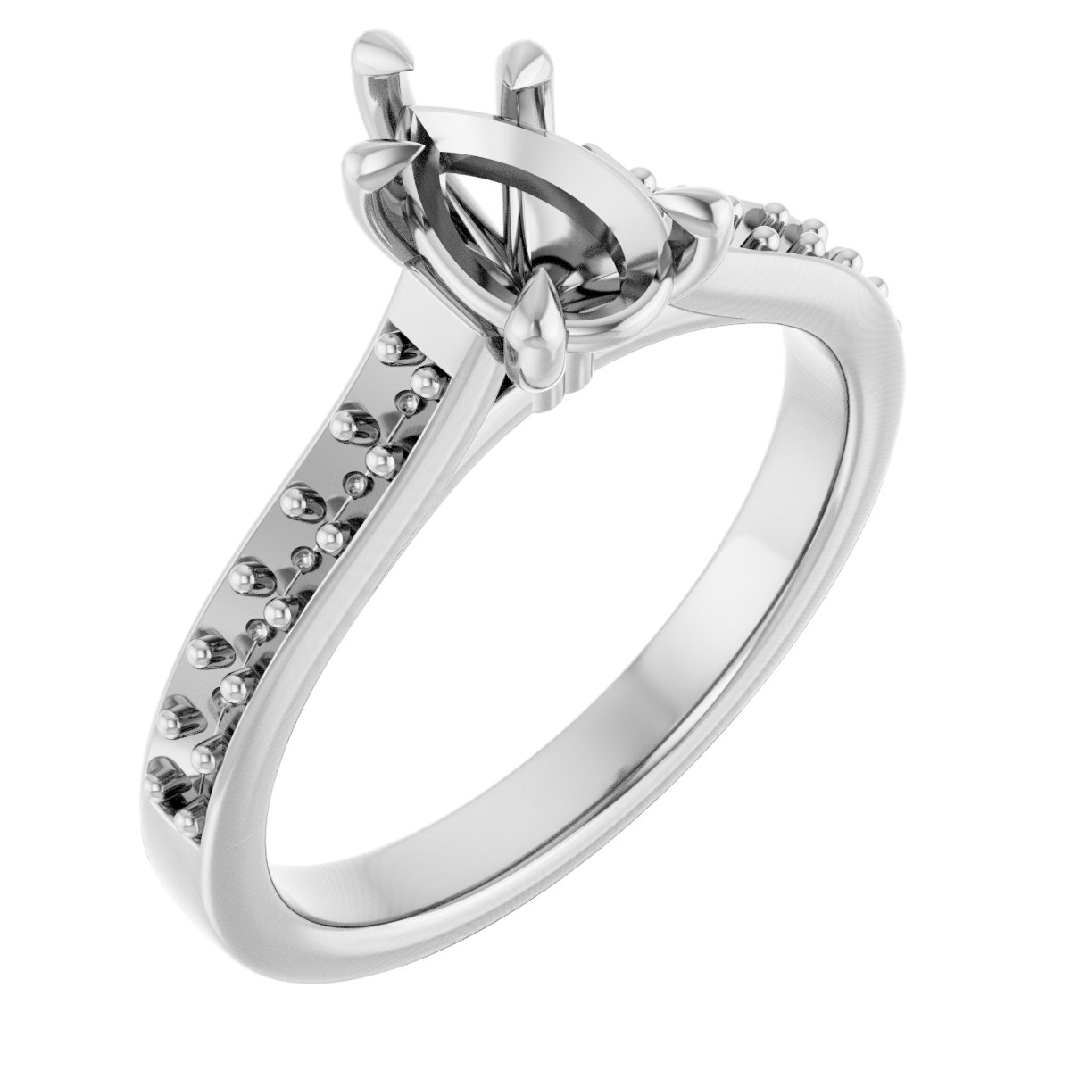 Claw-Prong Engagement Ring