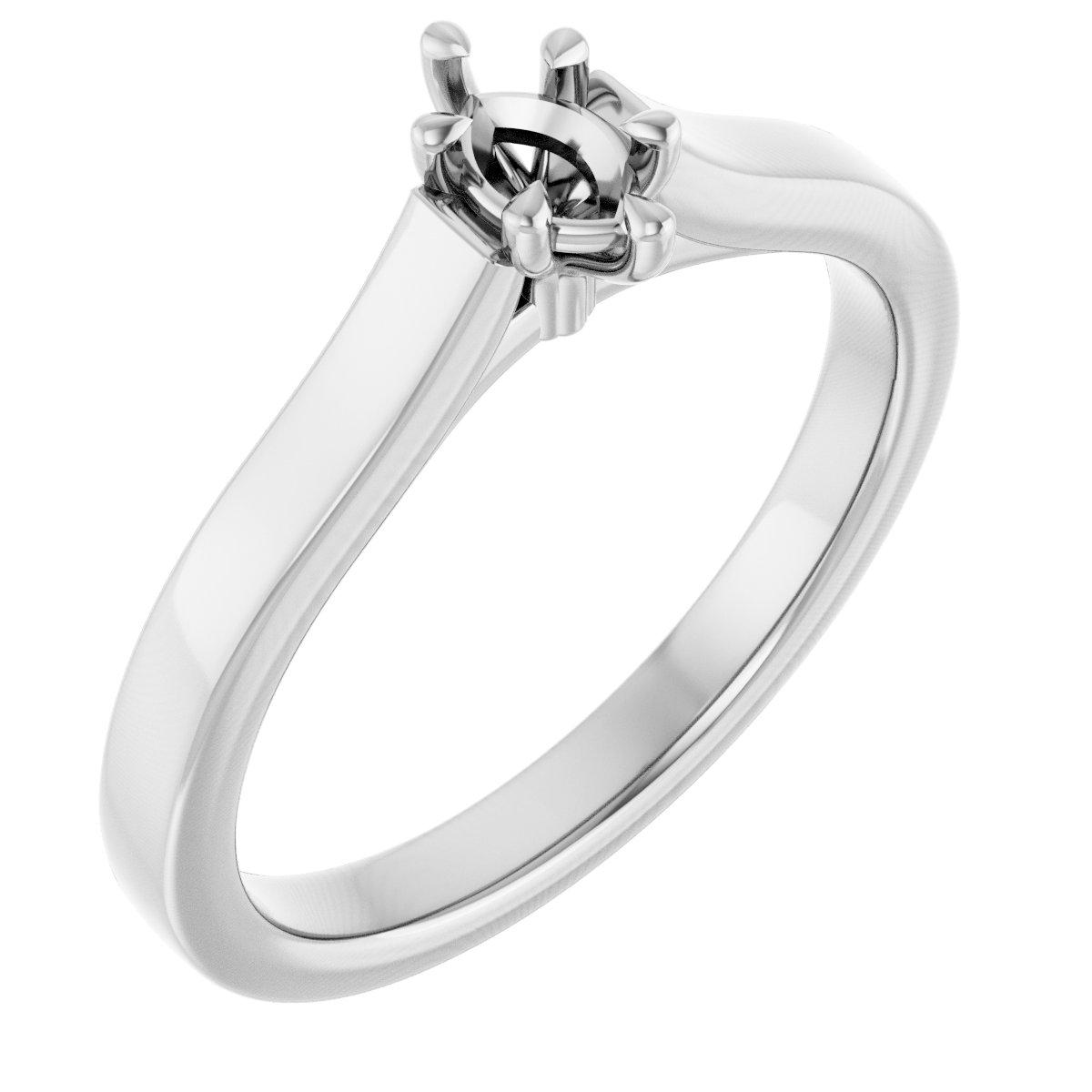 Claw-Prong Engagement Ring