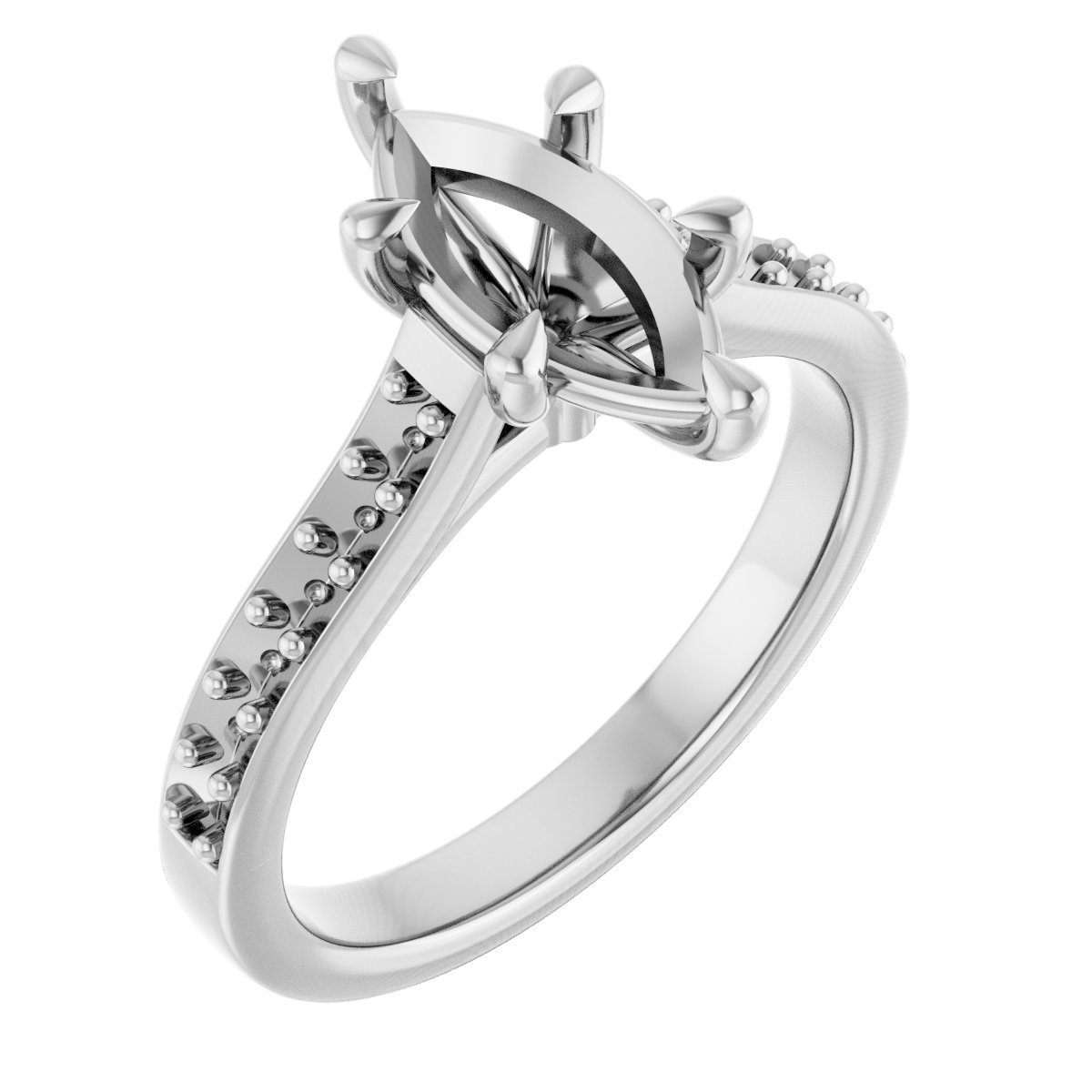 Claw-Prong Engagement Ring
