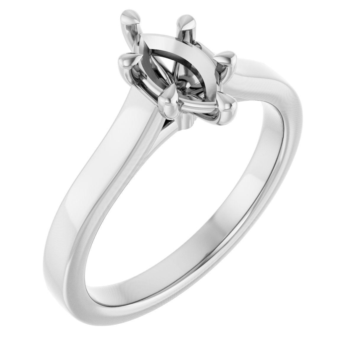 Claw-Prong Engagement Ring