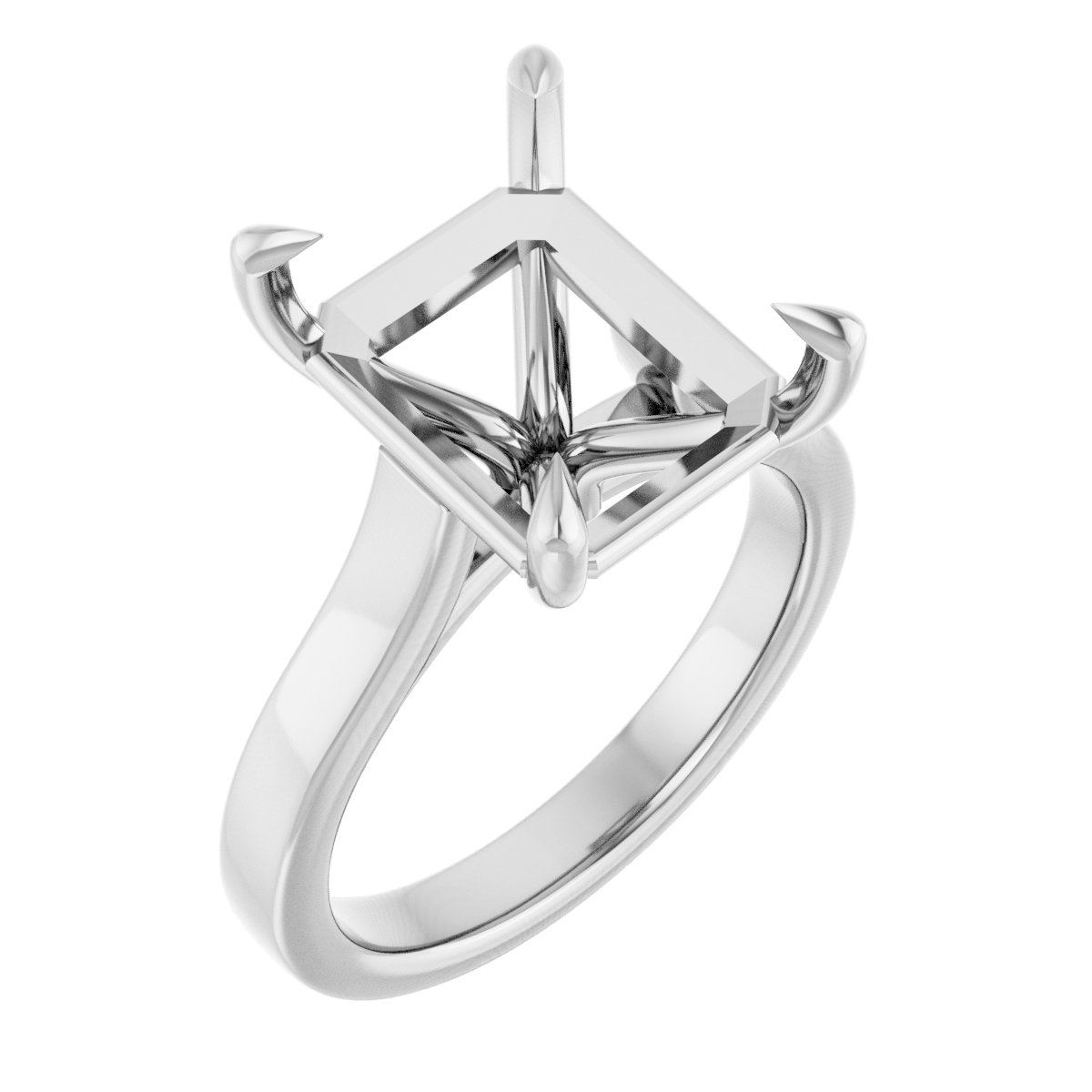 Claw-Prong Engagement Ring