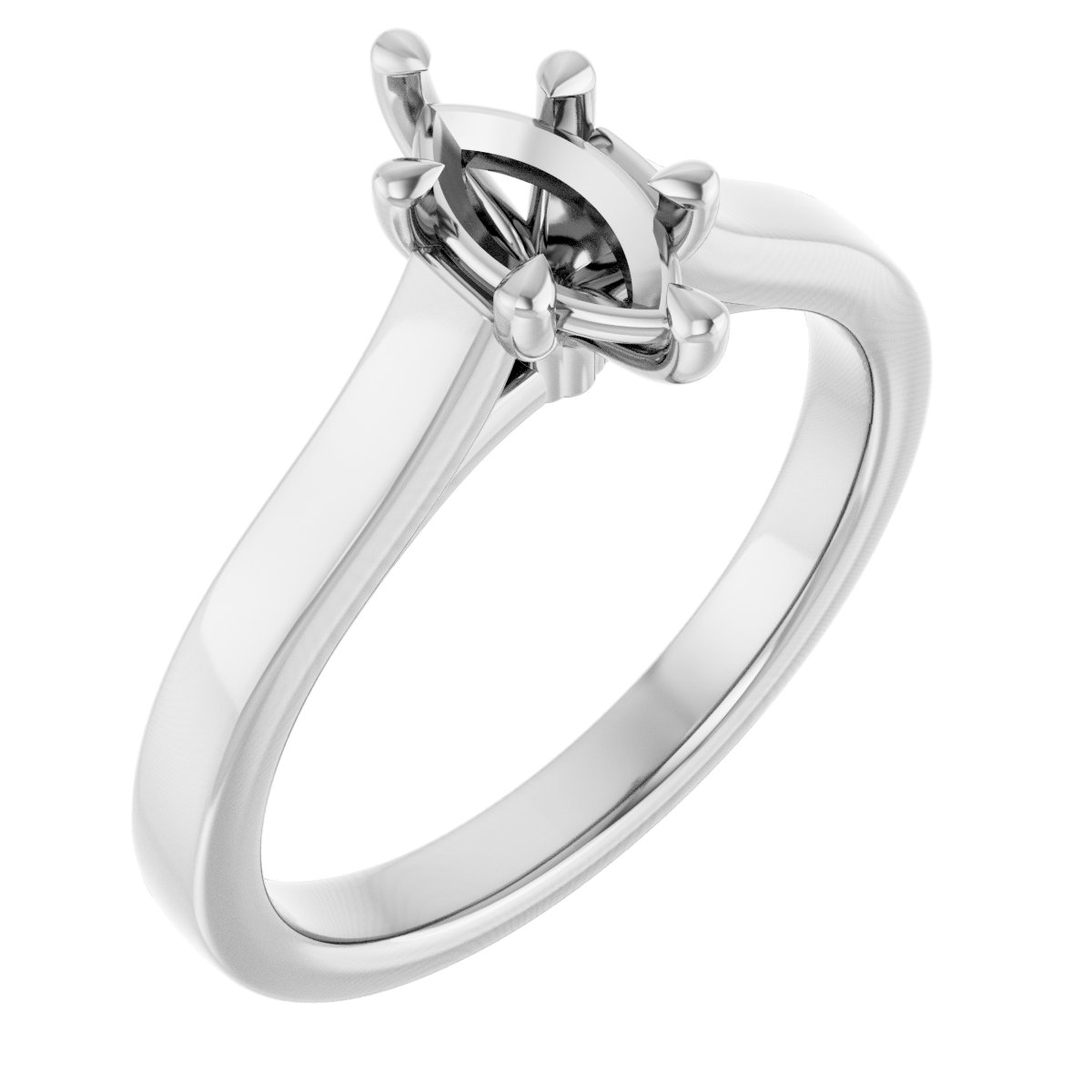 Claw-Prong Engagement Ring