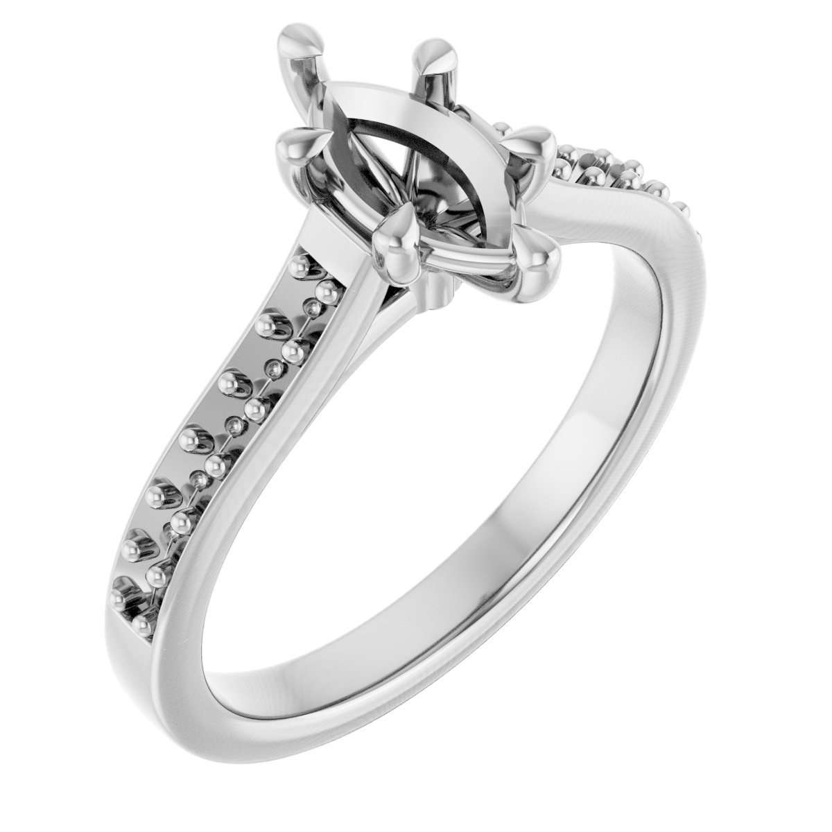 Claw-Prong Engagement Ring