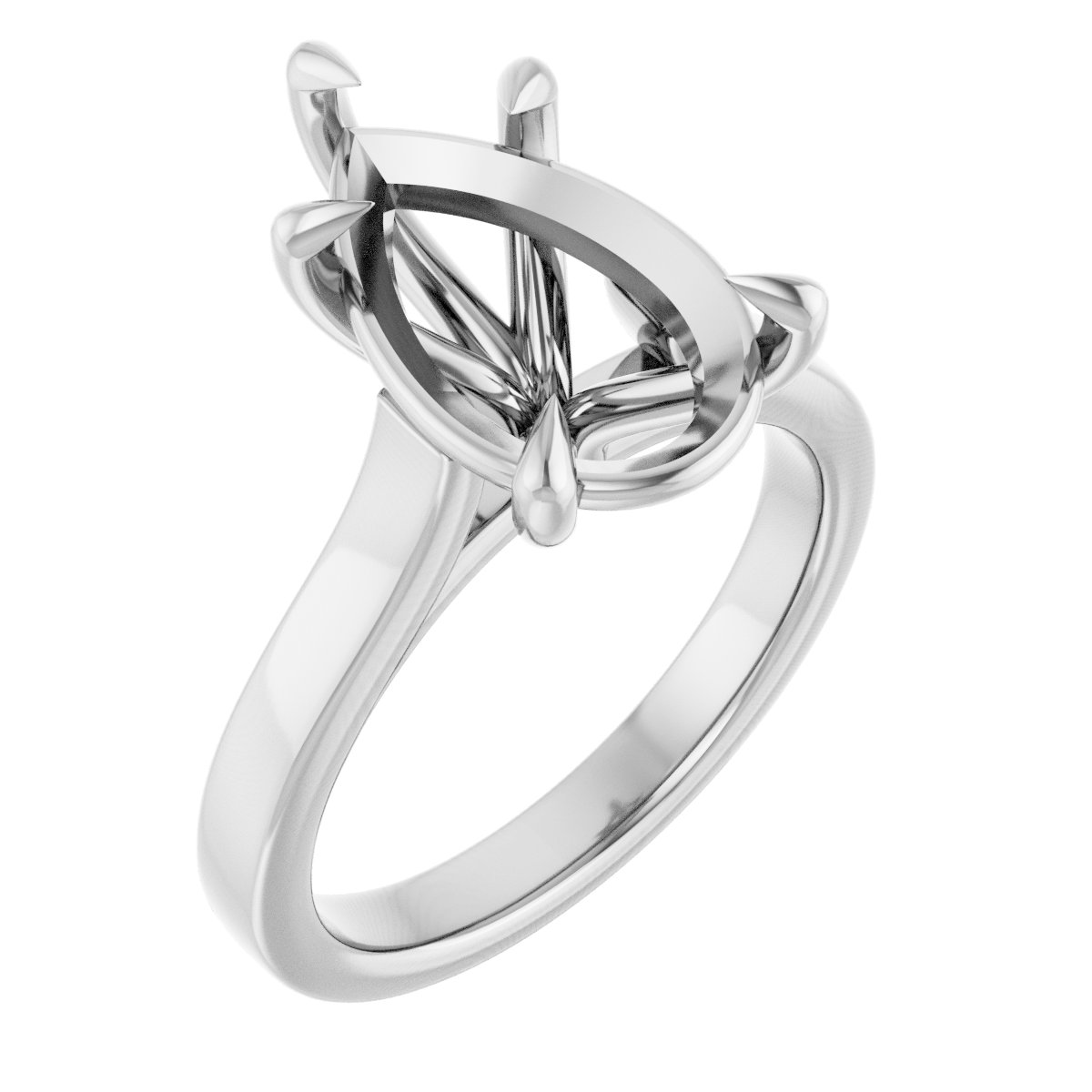 Claw-Prong Engagement Ring