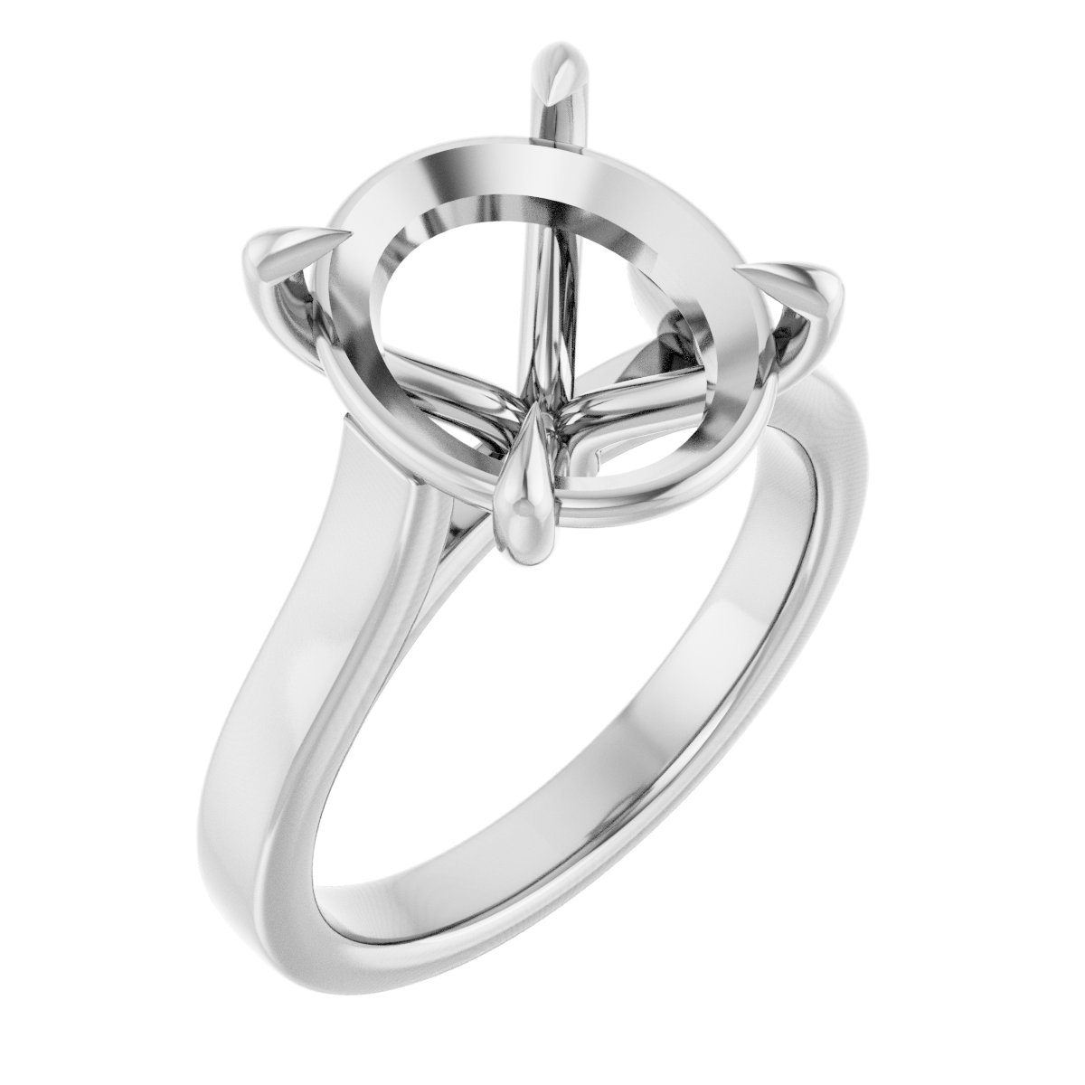 Claw-Prong Engagement Ring