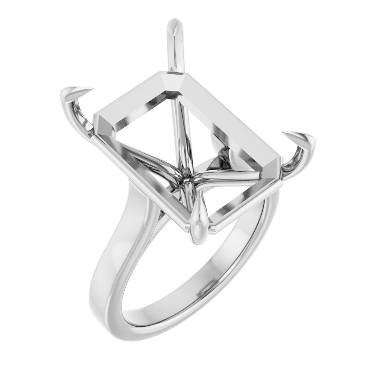 Claw-Prong Engagement Ring