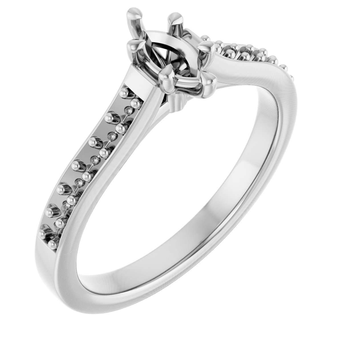 Claw-Prong Engagement Ring