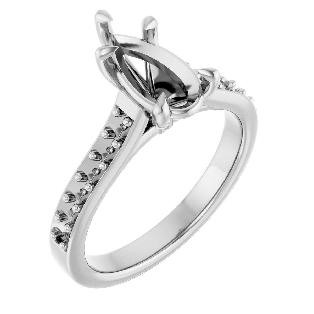 Claw-Prong Engagement Ring
