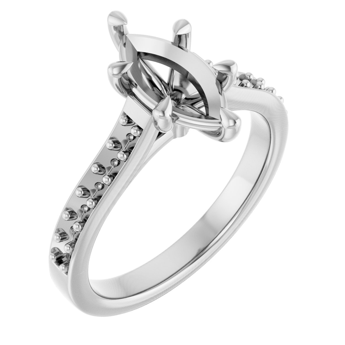Claw-Prong Engagement Ring