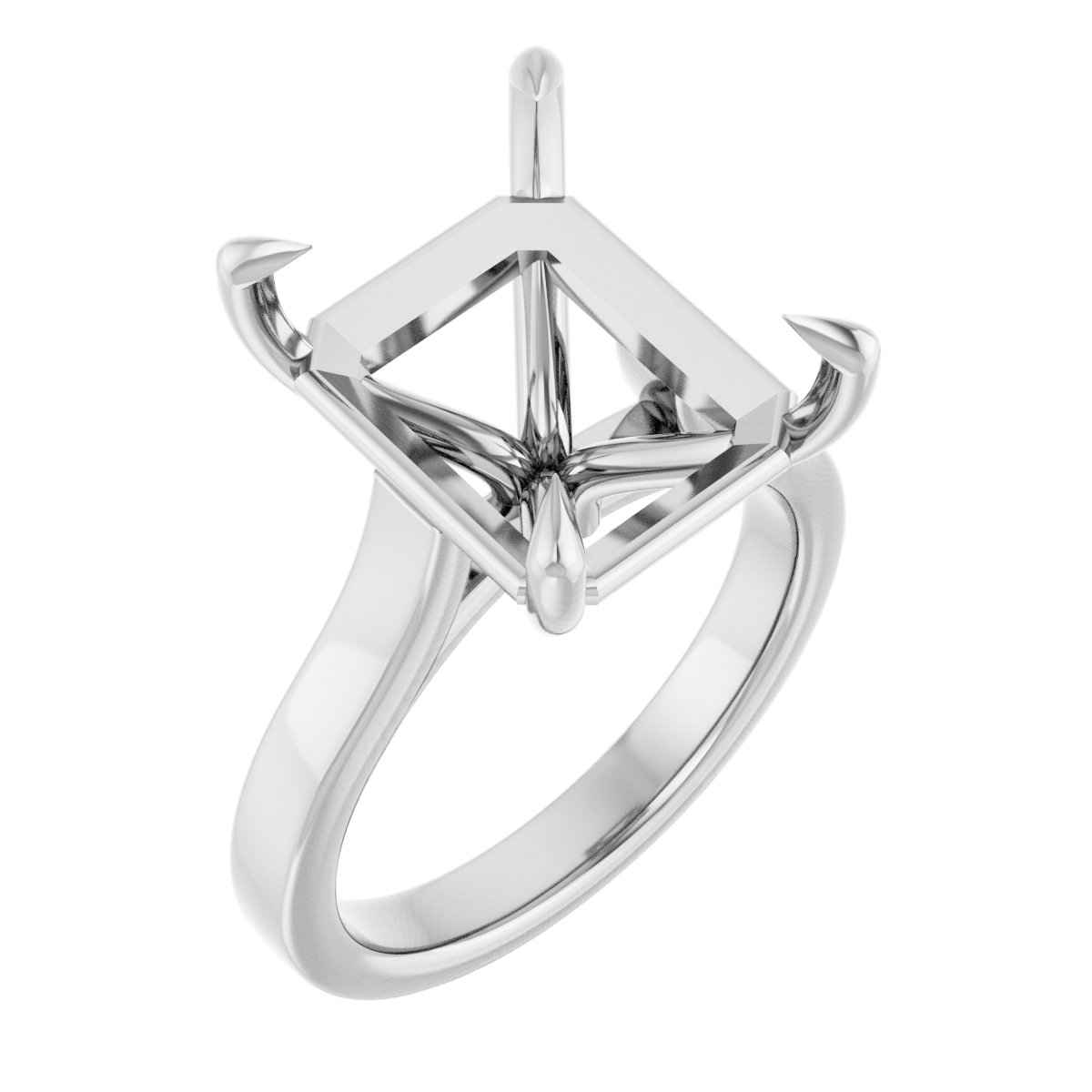 Claw-Prong Engagement Ring