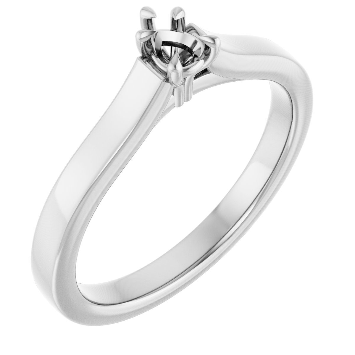 Claw-Prong Engagement Ring