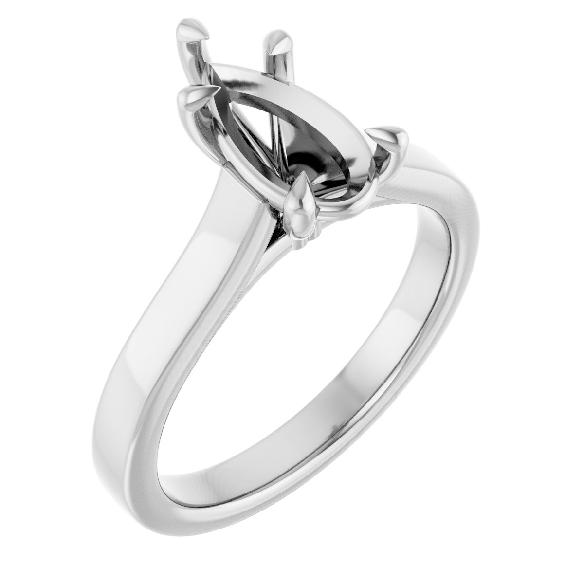 Claw-Prong Engagement Ring