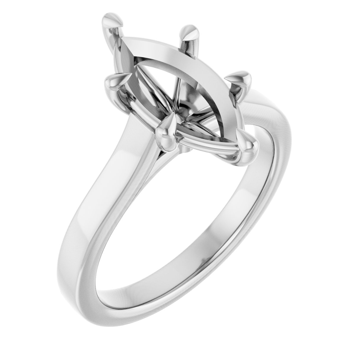Claw-Prong Engagement Ring