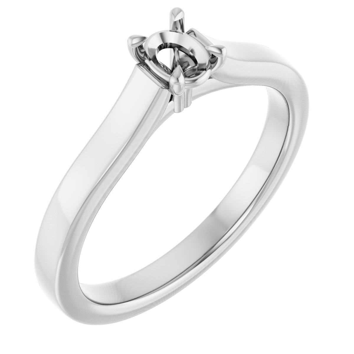 Claw-Prong Engagement Ring