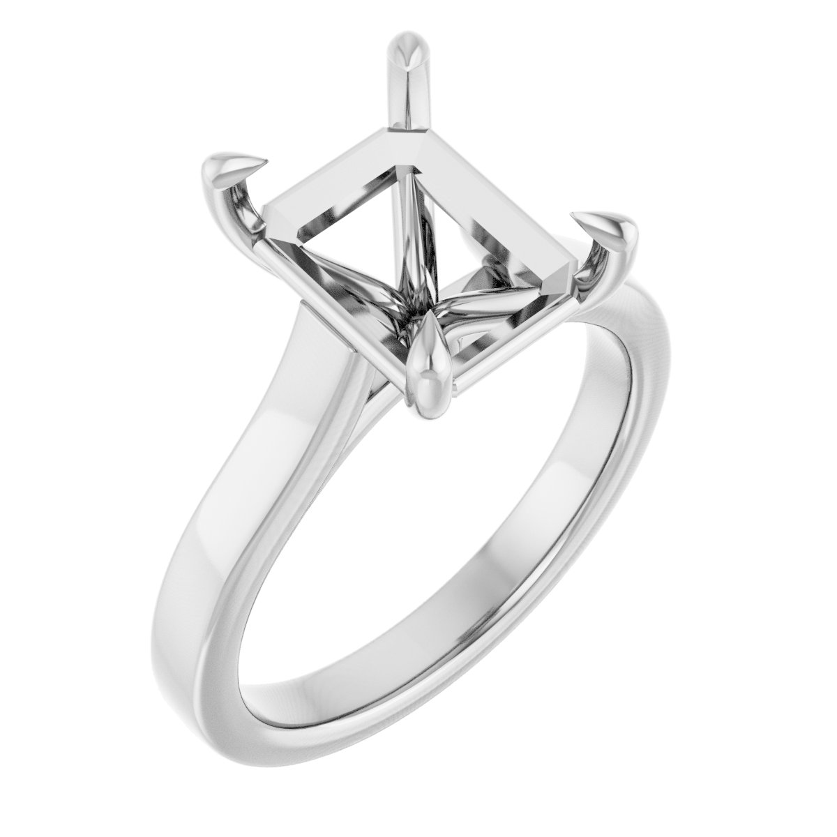 Claw-Prong Engagement Ring
