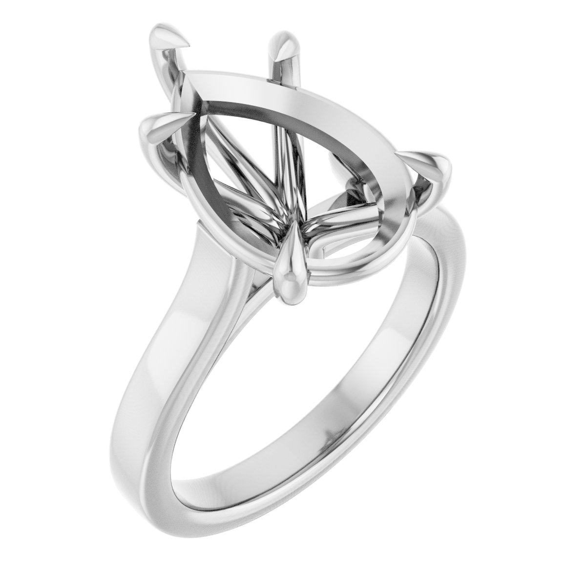 Claw-Prong Engagement Ring