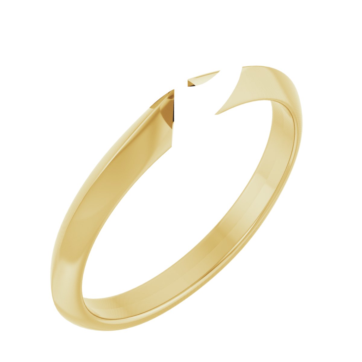 Lightweight Solitaire Engagement Ring