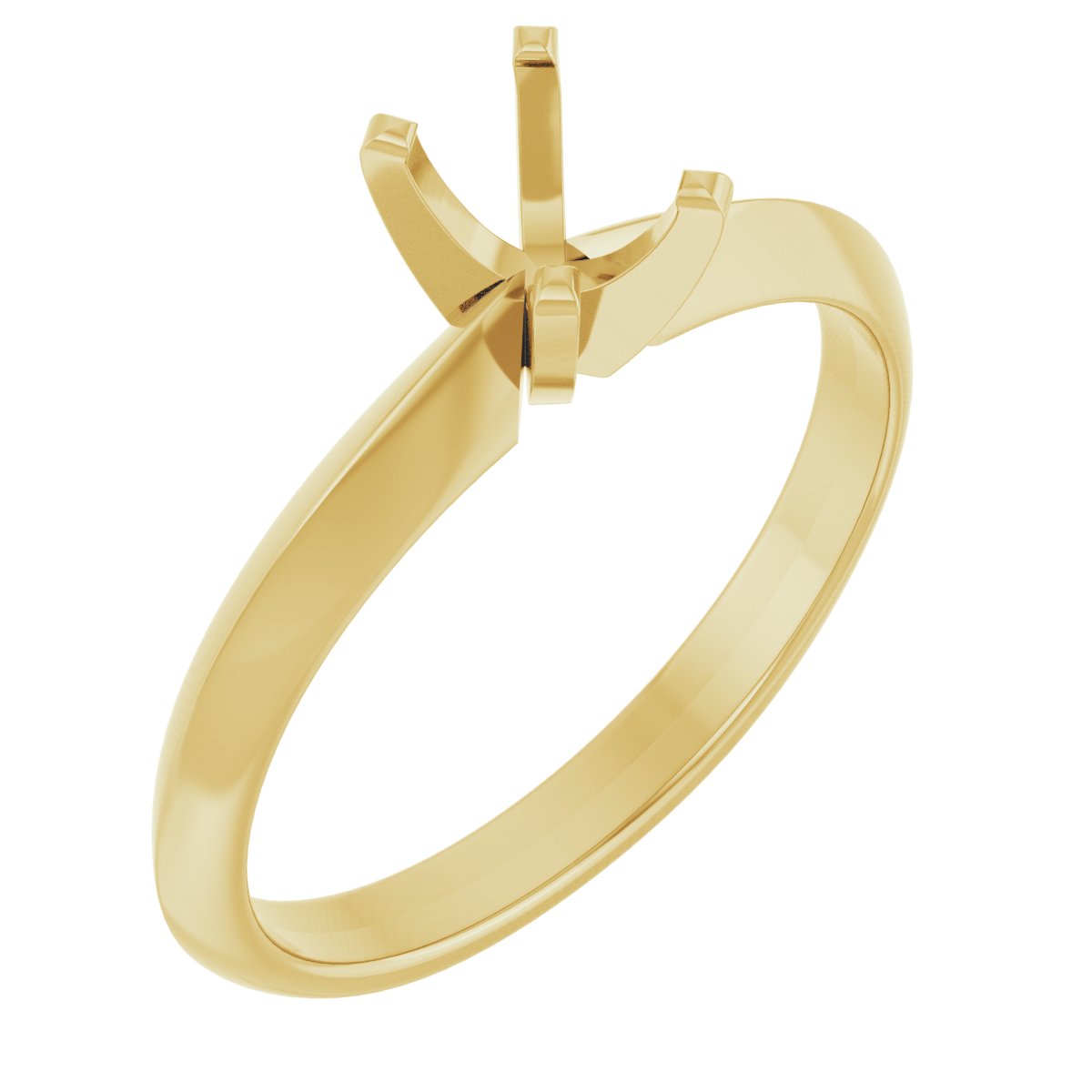 Lightweight Solitaire Engagement Ring