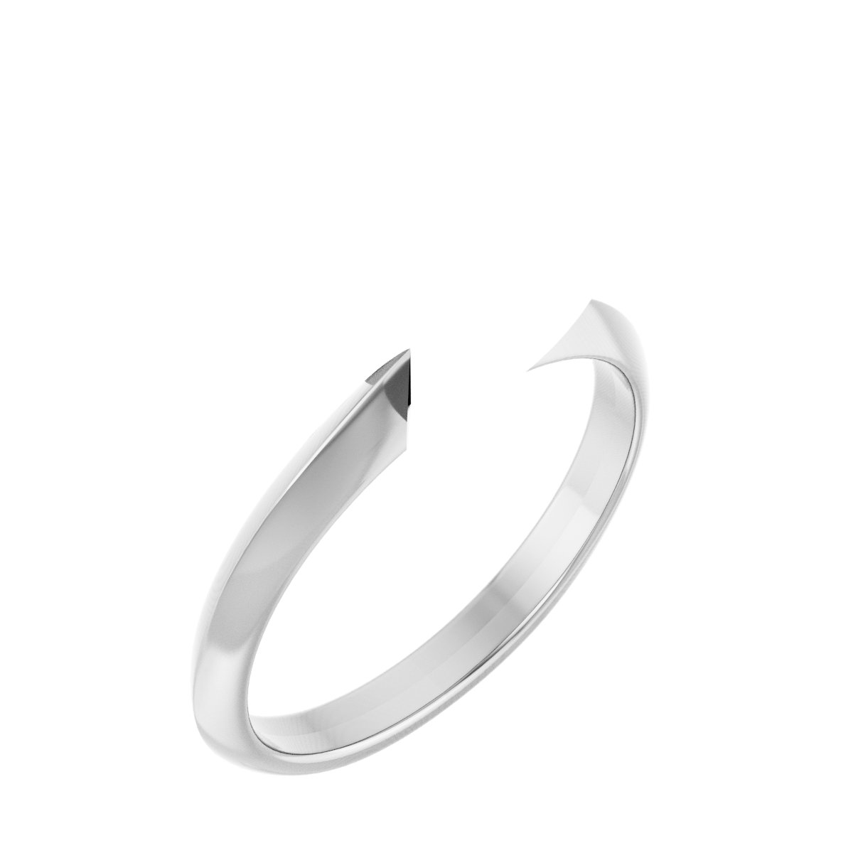 Lightweight Solitaire Engagement Ring