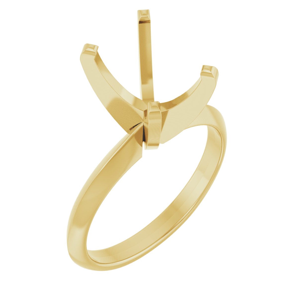 Lightweight Solitaire Engagement Ring