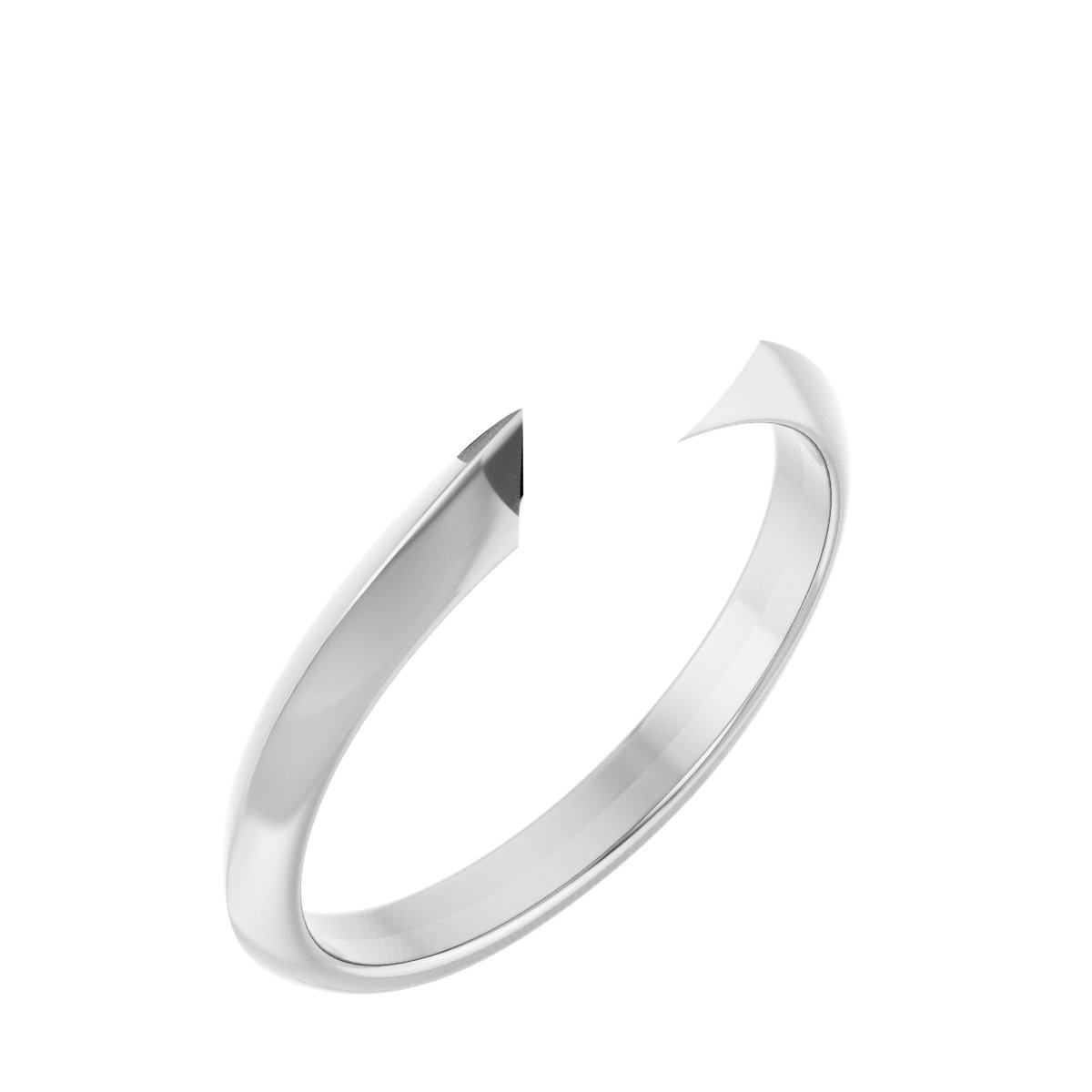 Lightweight Solitaire Engagement Ring