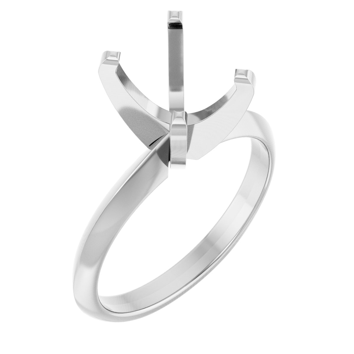 Lightweight Solitaire Engagement Ring