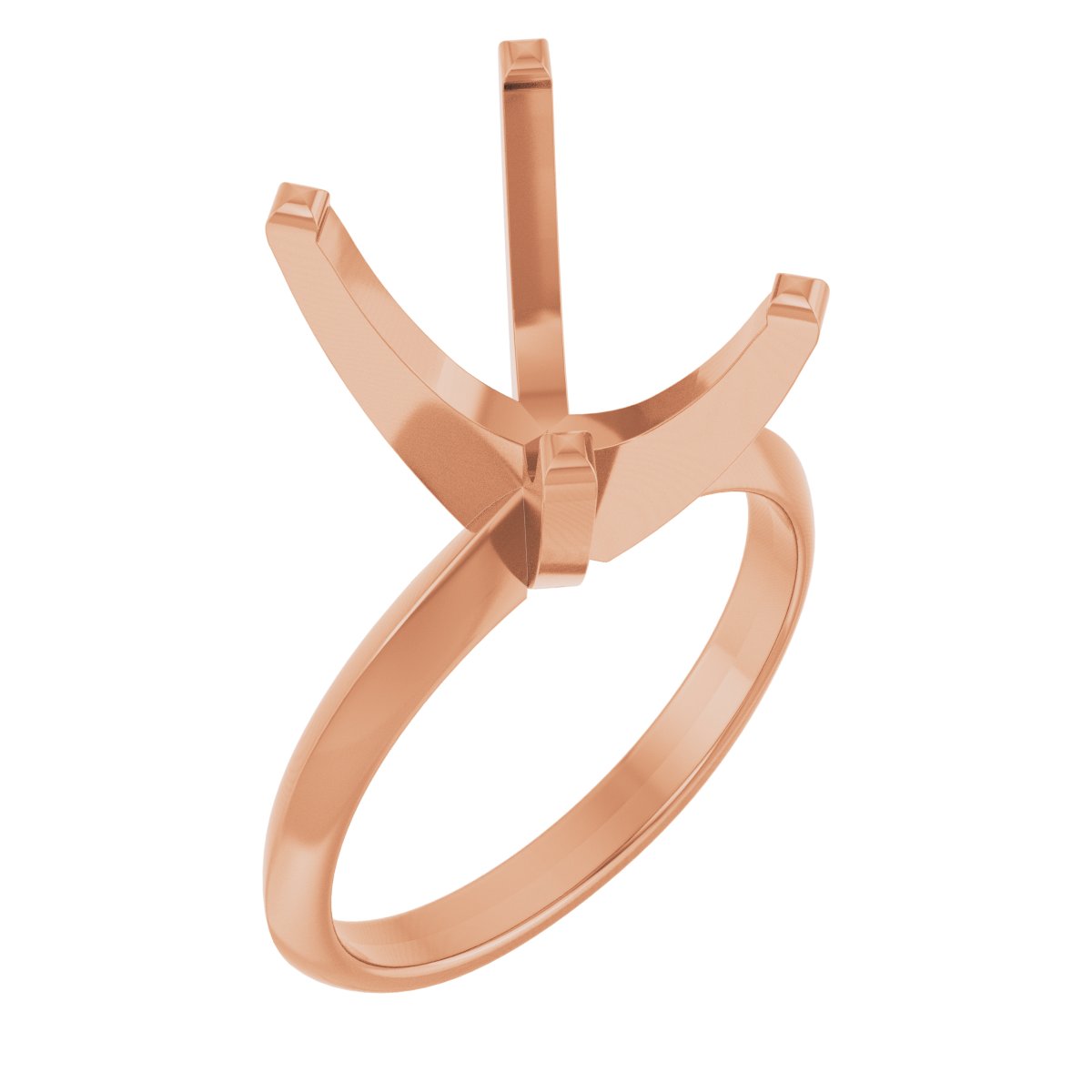 Lightweight Solitaire Engagement Ring