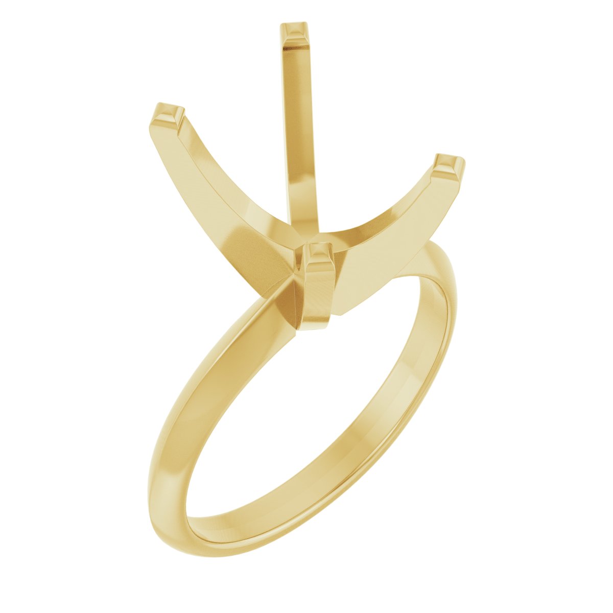 Lightweight Solitaire Engagement Ring