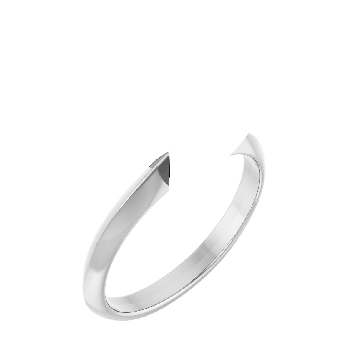 Lightweight Solitaire Engagement Ring