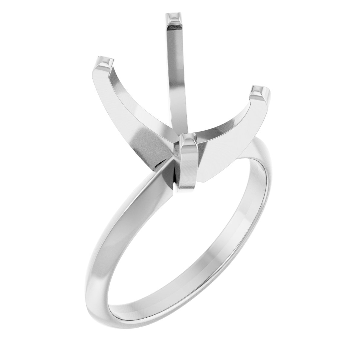 Lightweight Solitaire Engagement Ring