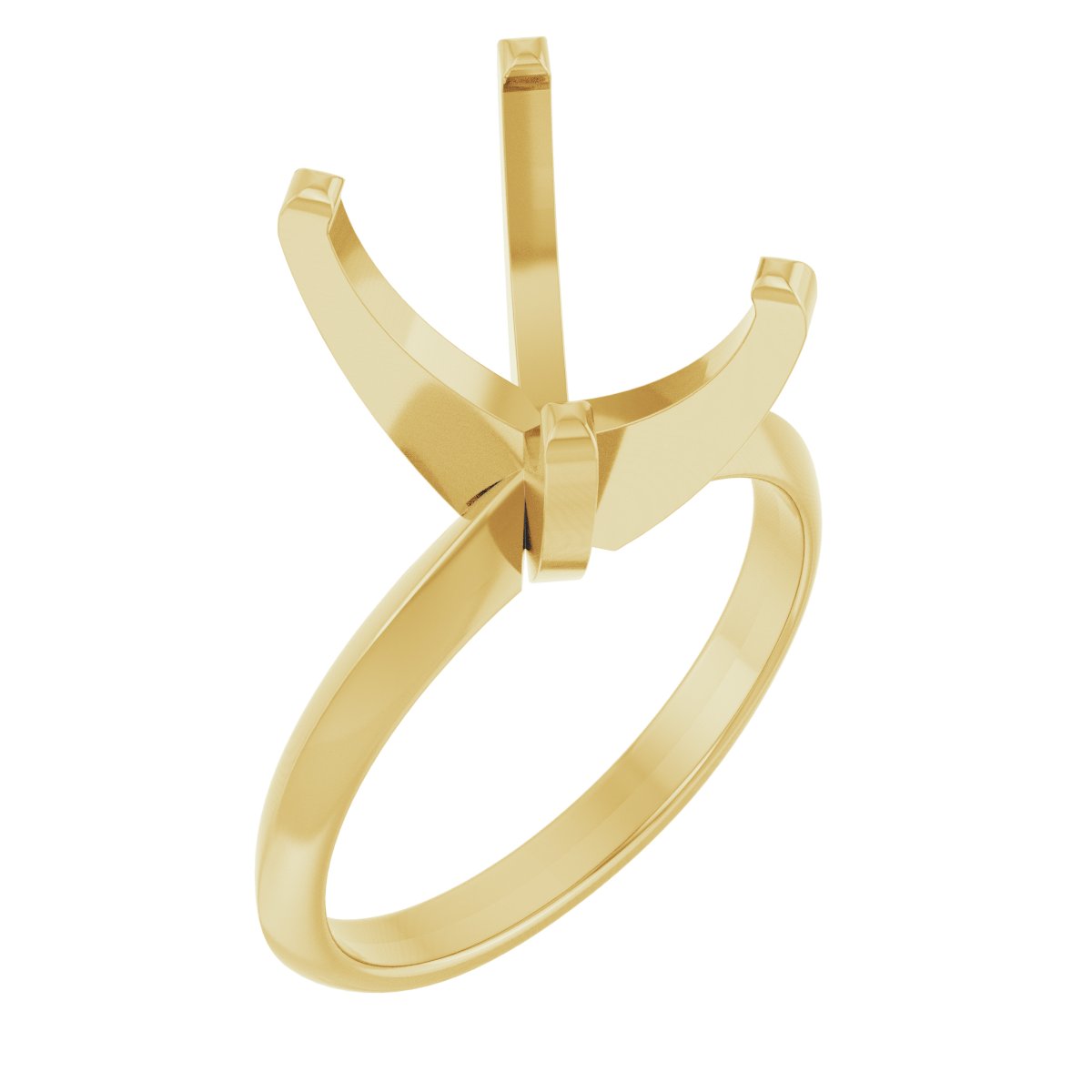 Lightweight Solitaire Engagement Ring