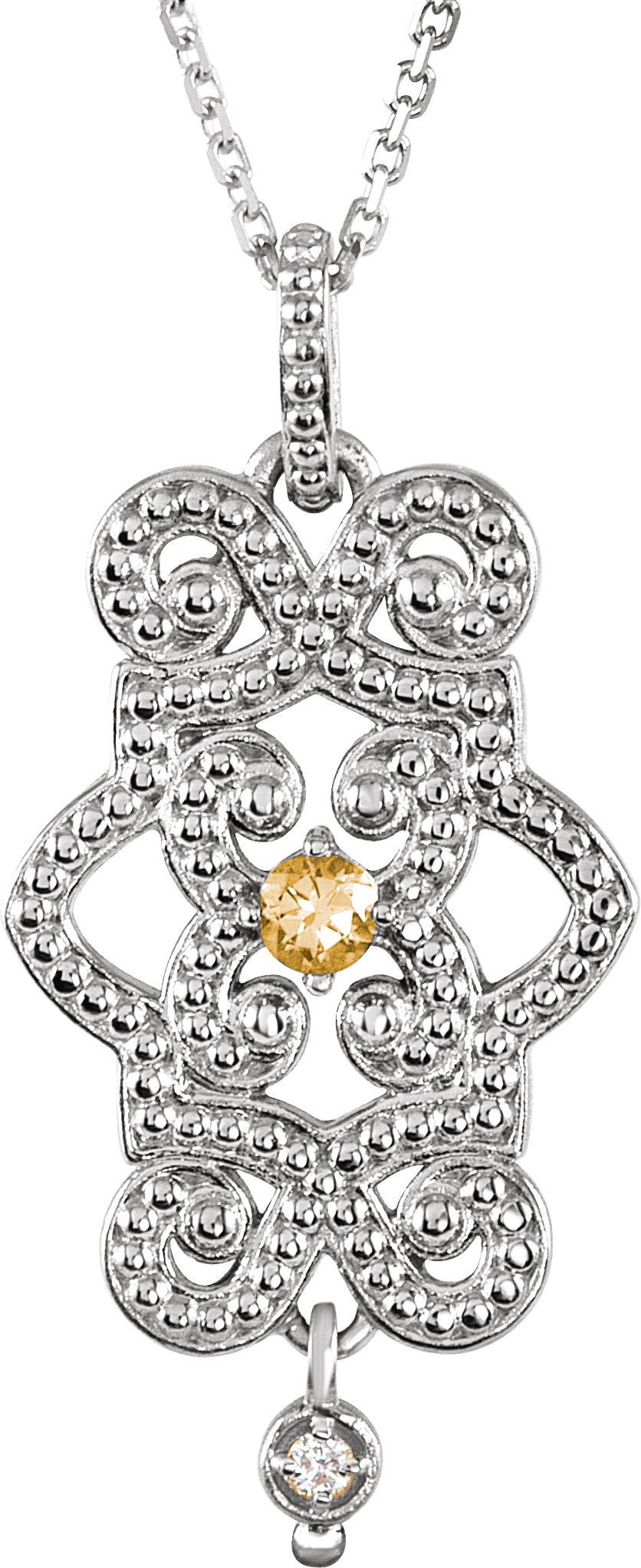 Granulated Necklace or Pendant