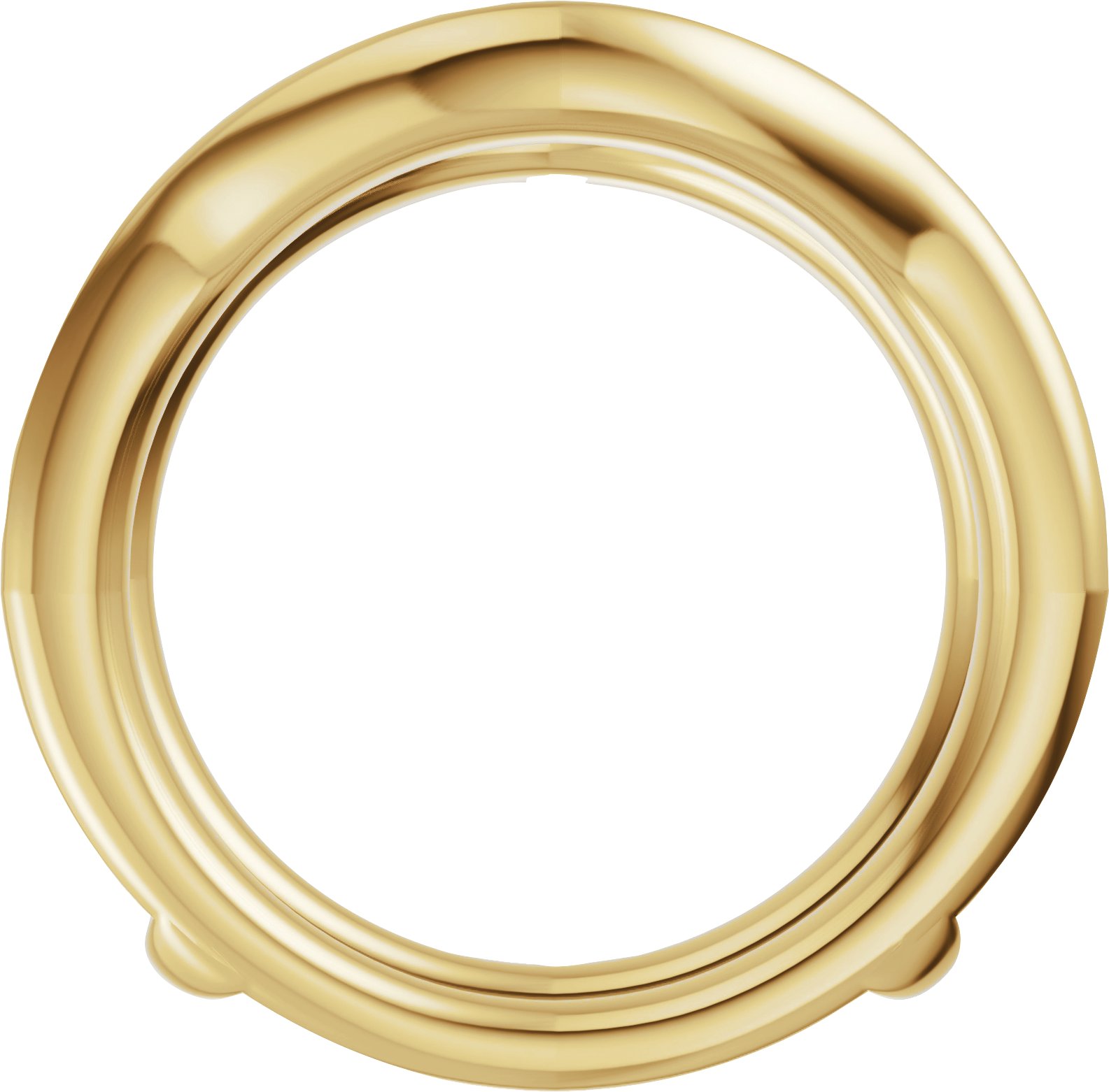 Alternative view of 1 CTW Natural Diamond Ring Guard – 14K Yellow Gold