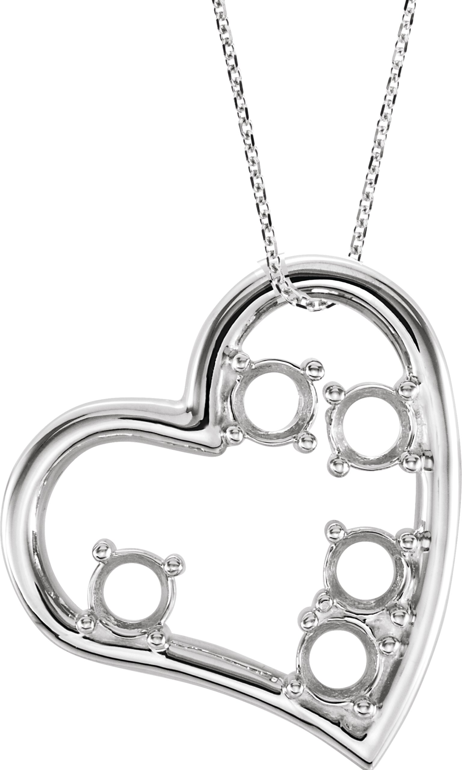 Family Heart Necklace or Pendant