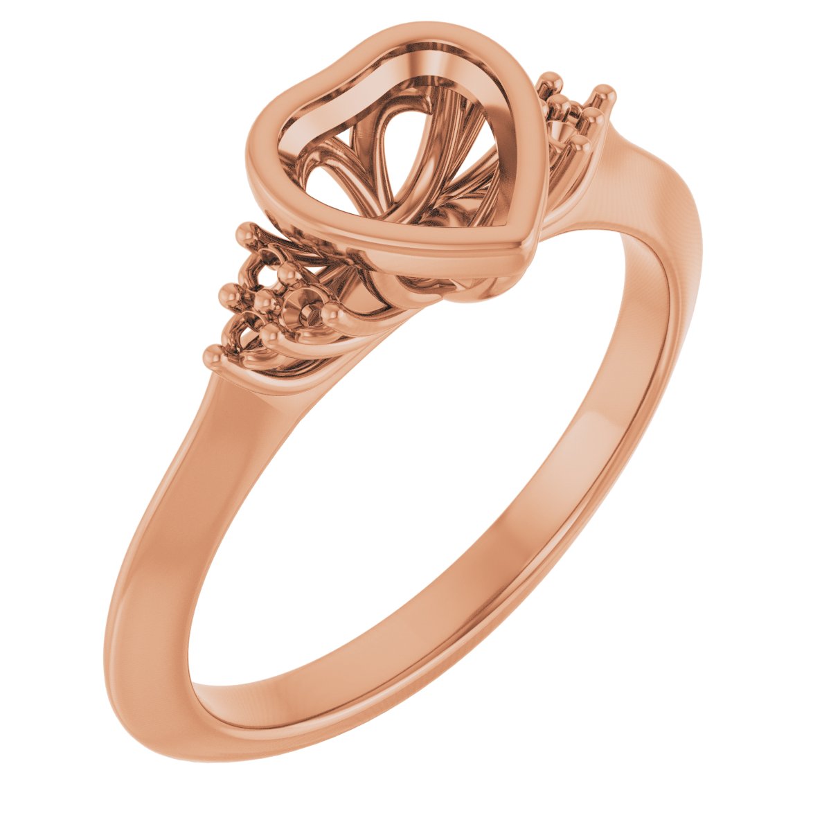 Bezel-Set Accented Engagement Ring