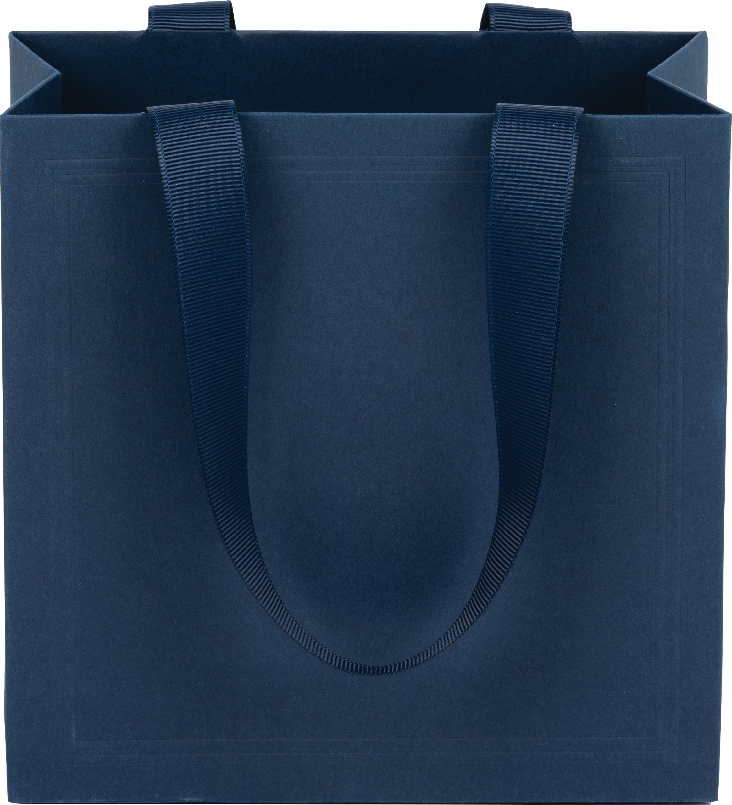 Ribbon Handle Collection Embossed Matte Paper Gift Bags
