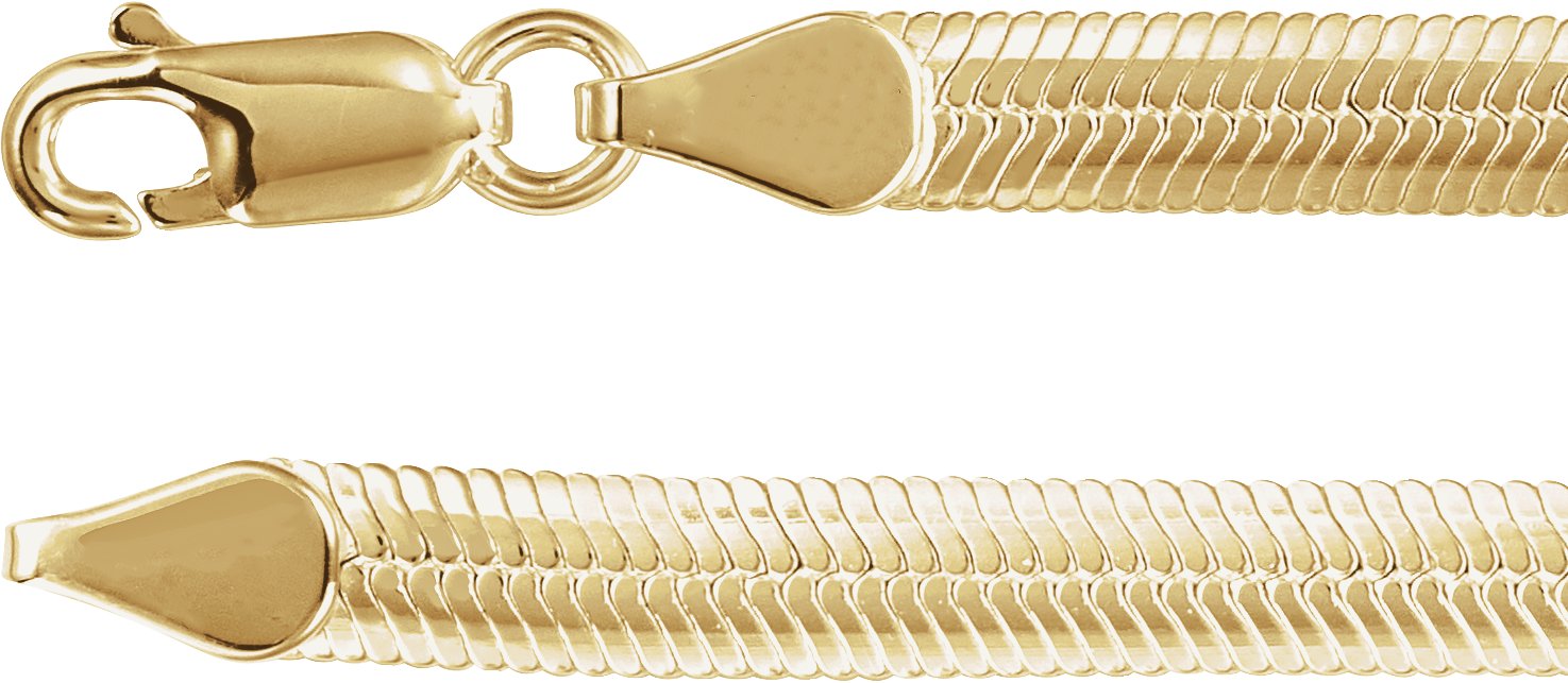 4.8 mm Oval Snake Chain