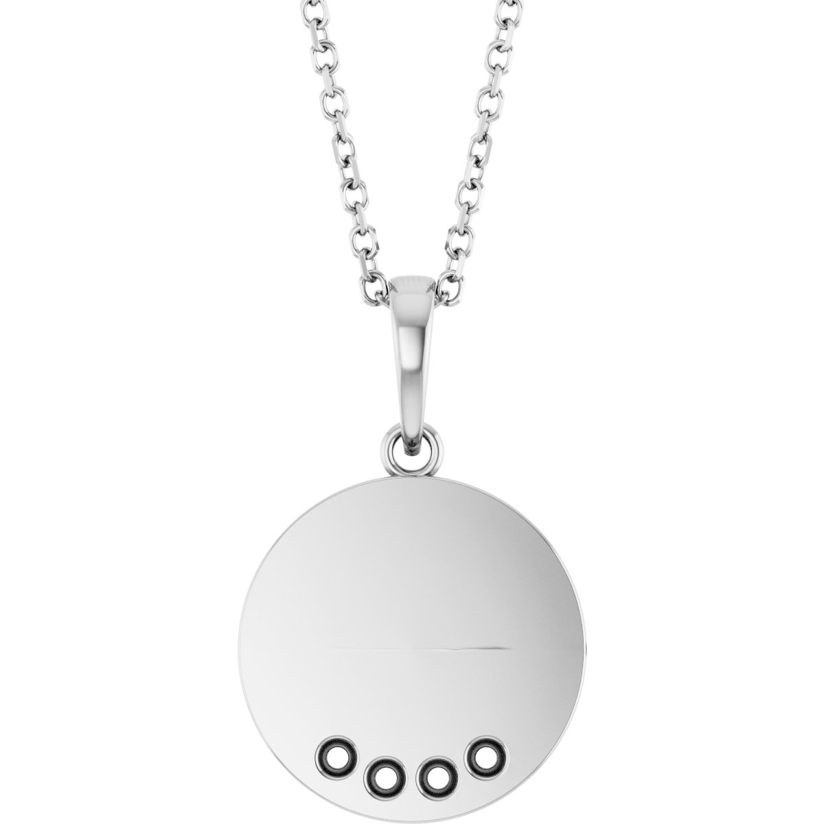 Engravable Family Disc Necklace or Pendant