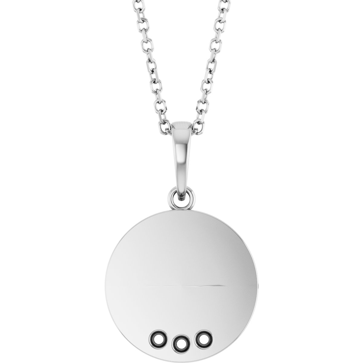 Engravable Family Disc Necklace or Pendant