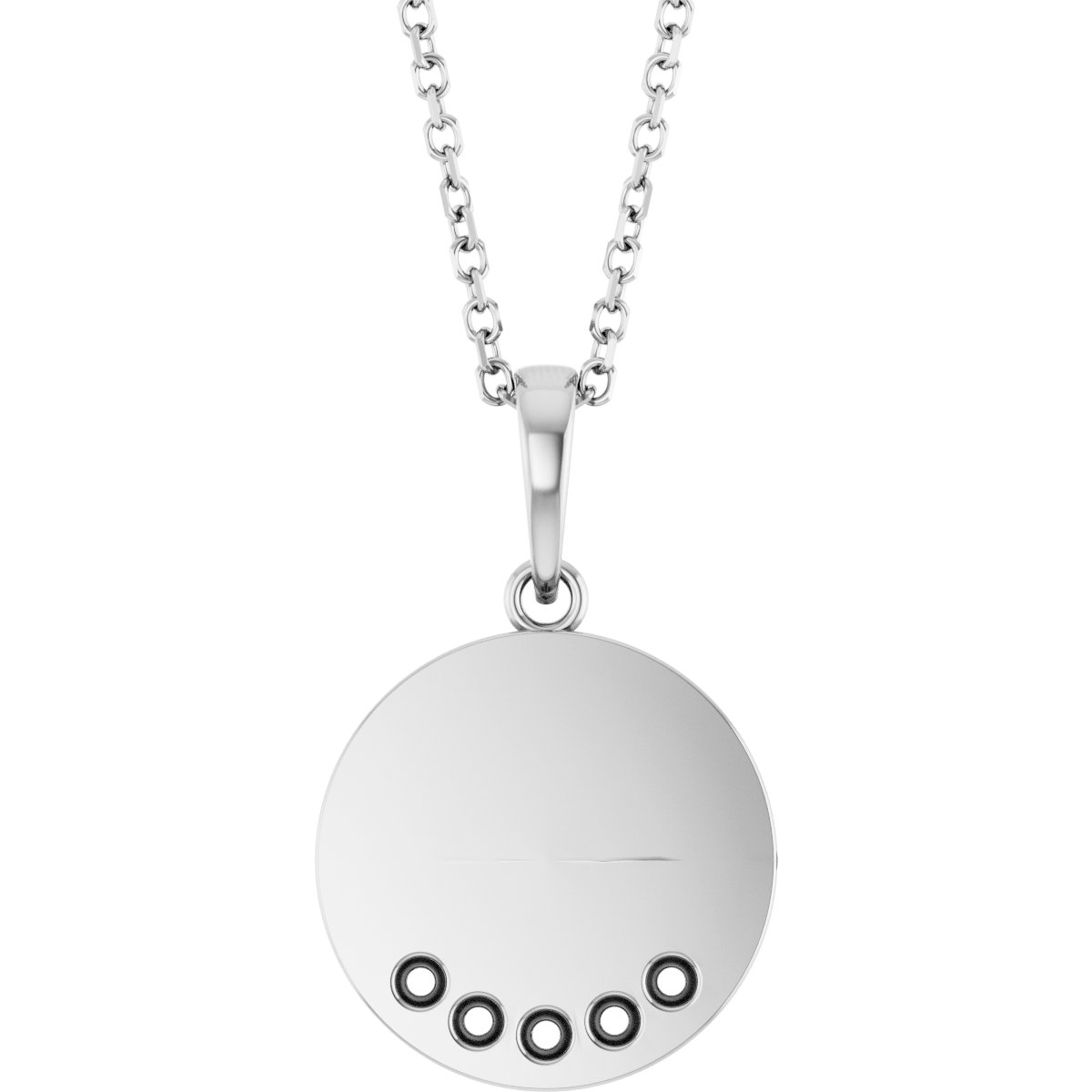 Engravable Family Disc Necklace or Pendant