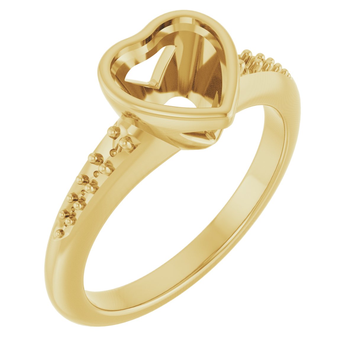 Bezel-Set Solitaire Engagement Ring