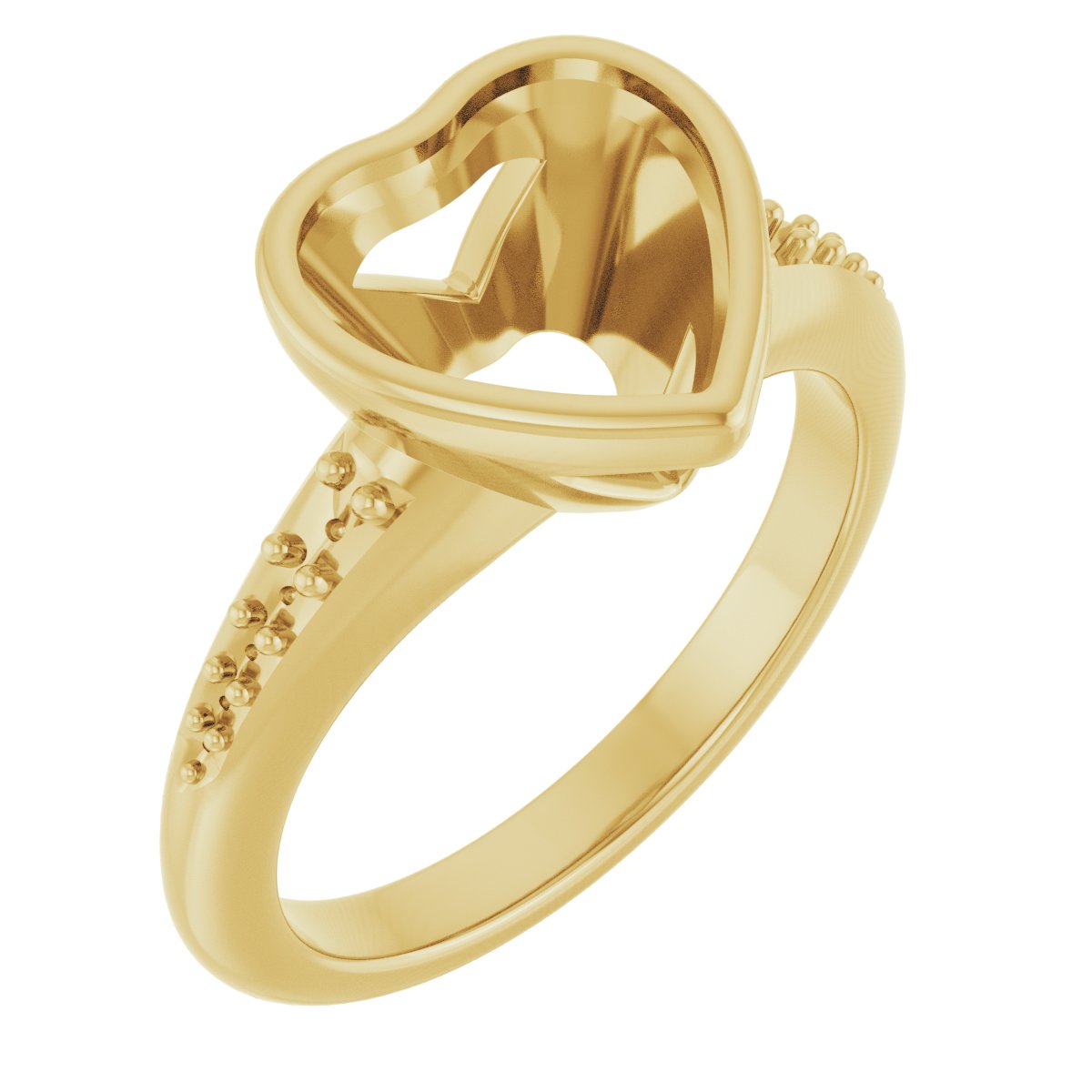 Bezel-Set Solitaire Engagement Ring