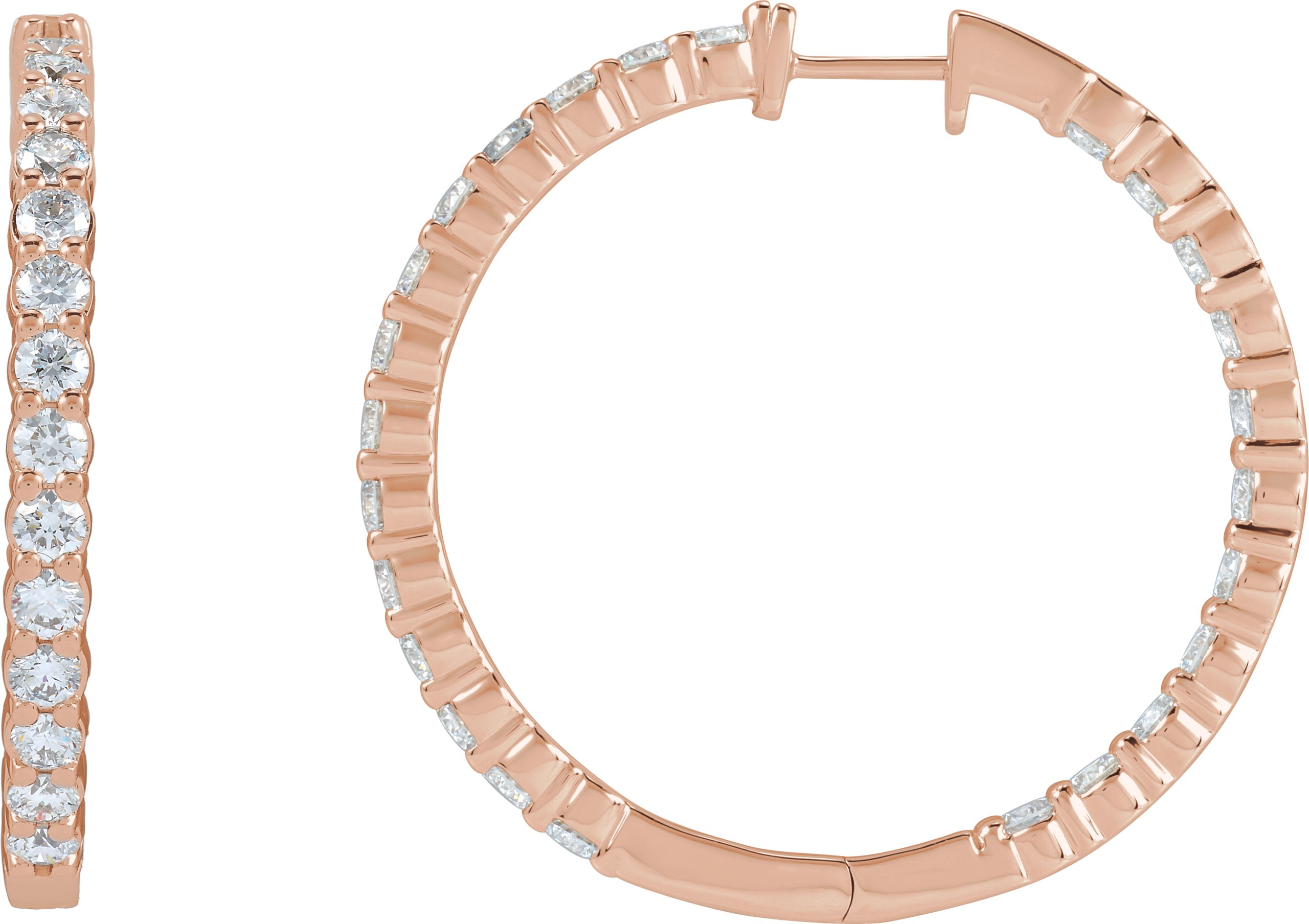 Inside-Outside Hoop Earrings
